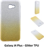 Kleurovergang Goud Glitter TPU Achterkant voor Samsung Galaxy J4 Plus (J415)