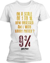 Harry Potter Dames Tshirt -L- Obsessed Wit