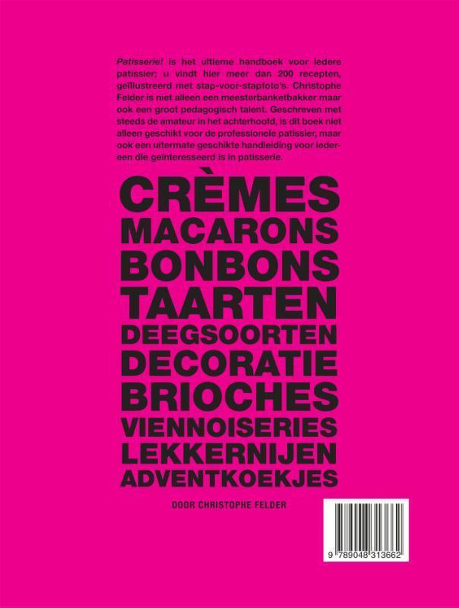 Patisserie! - back cover