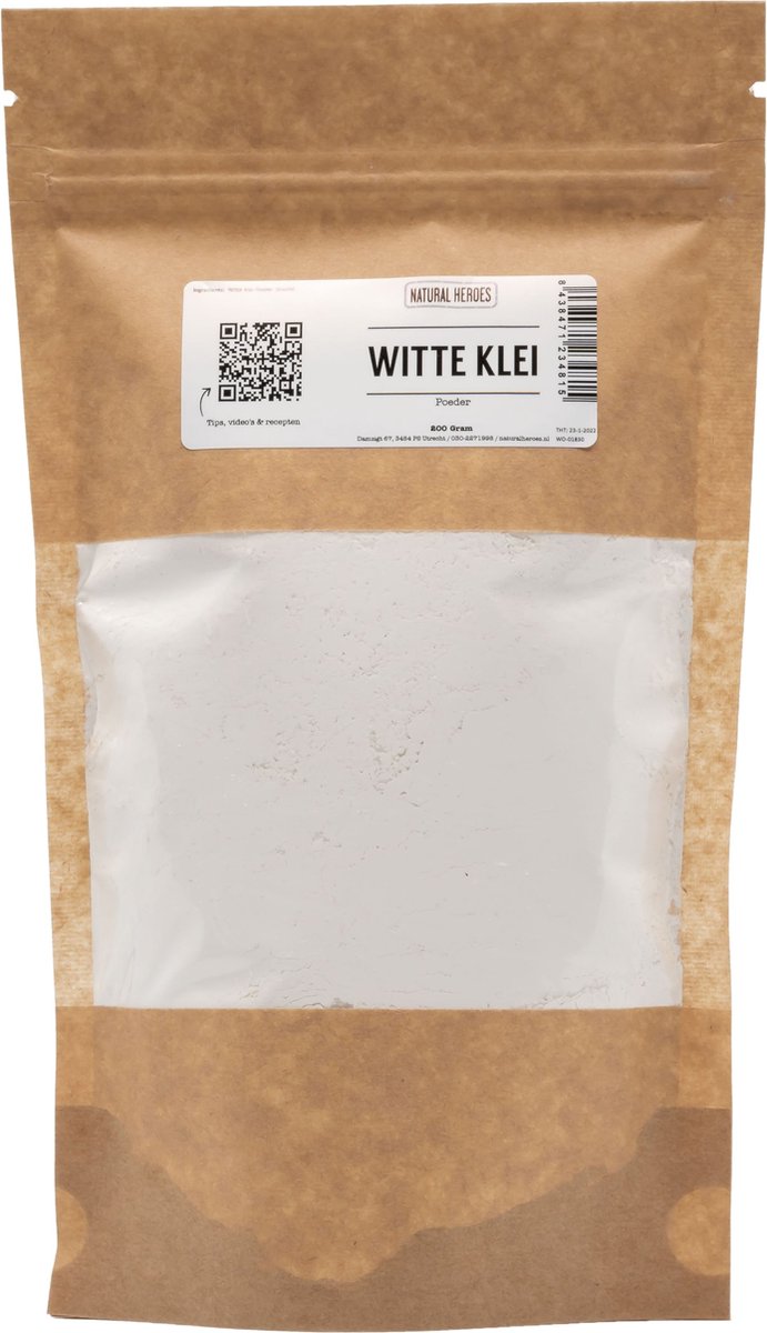 Witte Klei Poeder (Kaolin) 200 gram