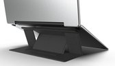 Macbook / Laptop Standaard - Zelfklevend opvouwbare laptop standaard - Zwart - Maximale schermformaat: 15.6 - Minimale schermafmeting: 11 - Geschikt voor laptopafmeting: 15.6 inch