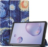 Samsung Galaxy Tab A 8.4 (2020) hoes - Tri-Fold Book Case - Sterrenhemel