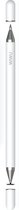 WIWU - Passieve Stylus Pen - 2 in 1 Balpen en Stylus pen - Wit