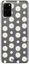 Casetastic Samsung Galaxy S20 Plus 4G/5G Hoesje - Softcover Hoesje met Design - Daisies Print