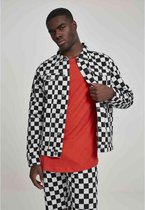 Urban Classics Jacket -L- Check Zwart Wit Geblokt Zwart/Wit