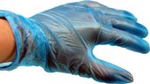 Vinyl Blauwe handschoenen wegwerp - gepoederd - maat S Latexvrij handschoenen - 1000 stuks