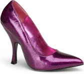 Bombshell-01G fuchsia pearlized glitter patent - (EU 35 = US 5) - Pin Up Couture