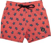 Become - Zwemshort jongen koraal met schildpadden (110-116)