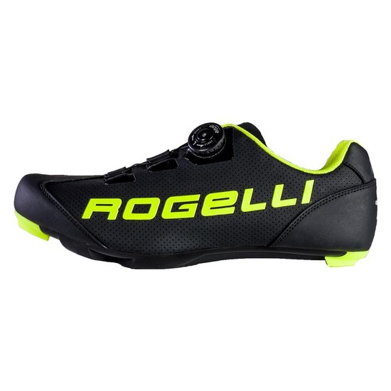 Rogelli Ab-410 Fietsschoenen - Raceschoenen - Unisex - Zwart, Fluor - Maat 47