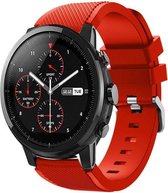 Sportbandje Rood geschikt voor Galaxy Watch 46mm & Samsung GEAR S3 - SmartphoneClip.nl