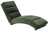 24Designs Relax Fauteuil Sneaky Velvet - Bosgroen Fluweel