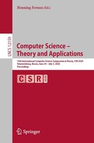 Lecture Notes in Computer Science 12159 - Computer Science – Theory and Applications