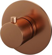 Brauer Copper Edition inbouwdouchekraan thermostatisch met inbouwdeel geborsteld koper