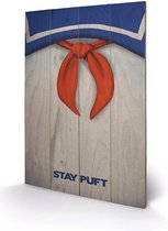 GHOSTBUSTERS - Impression sur Bois 40X59 - Stay Puft