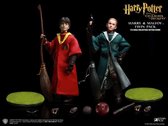 HARRY POTTER - Movie Figures 1/6 - Harry & Draco Quidditch Twinpack