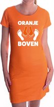 Jurkje oranje boven voor dames - Koningsdag / EK-WK kleding shirts L