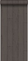 Origin behang sloophout planken donkergrijs - 347552 - 53 cm x 10.05 m