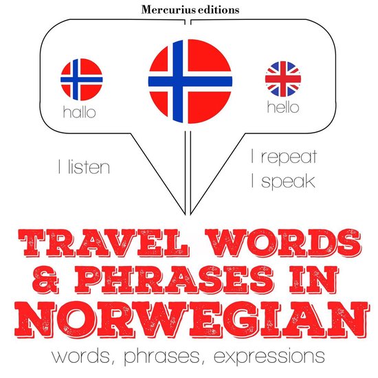 Travel words and phrases in Norwegian - cover