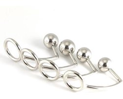 Rimba - RVS Cockring Met Buttplug - Anaal Slot XL