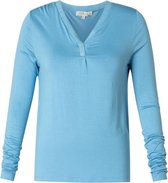 IVY BEAU Novah Jersey Shirt - Blue - maat 44