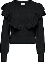 Only Trui Onllisani Life L/s Pullover Knt 15236497 Black Dames Maat - S