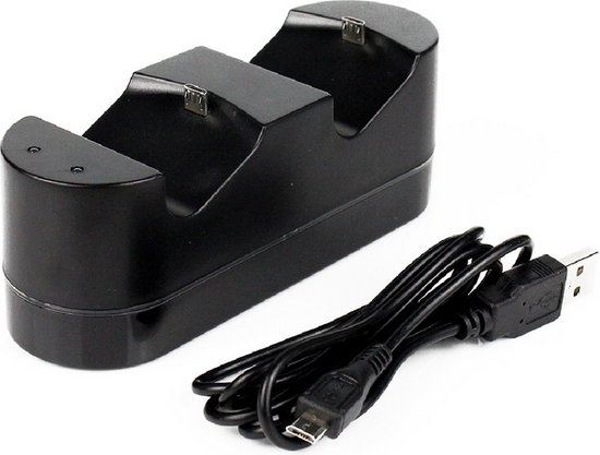 PS4 Docking Station voor Playstation 4 / Oplaad-dock voor controllers + Micro-USB kabel