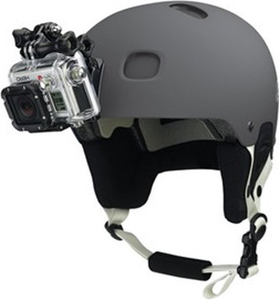 Helm front mount kit met 2x 3M plakker / GoPro helmet mount / Camera montage  op helm | bol.com