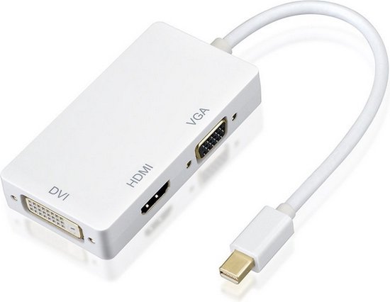 Adaptateur Mini Display Port vers DVI / VGA / Mini HDMI pour par exemple  Macbook Pro... | bol