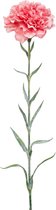 Emerald - Kunstbloem Anjer 67cm roze - Kunstplanten voor binnen