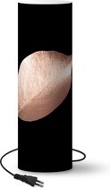 Lamp Goud - Roze - Blad - 70 cm hoog - Ø22 cm - Inclusief LED lamp