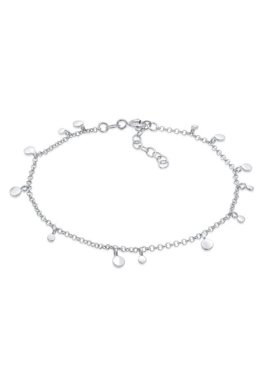 Bracelets Elli, look bohème avec cercle de carreaux pour femme en Argent sterling 925