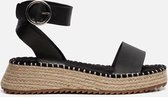 Ann Rocks Sandalen zwart - Maat 42