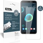 dipos I 2x Pantserfolie helder compatibel met HTC Desire 12 Plus Beschermfolie 9H screen-protector