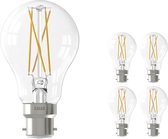 Voordeelpak 5x Calex Smart Standaard LED Lamp B22 7W 806lm 1800-3000K Filament | Tuya Wifi - Afstembaar Wit