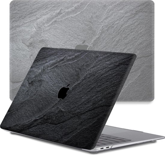 Lunso - cover hoes - MacBook Air 13 inch (2020) - Black Stone - Model |  bol.com