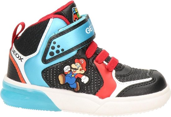 Worden slachtoffers slecht Geox Grayjay Super Mario sneakers zwart - Maat 30 | bol.com
