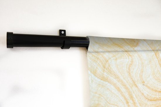 Wandkleed - Wanddoek - Marmer - Textuur - Zandsteen - Goud - Marmerlook - 90x60 cm - Wandtapijt