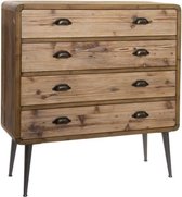 Ladenkast DKD Home Decor Hout Metaal (90 x 30 x 97 cm)