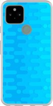 Smartphonebooster Telefoonhoesje - Back Cover - Geschikt Voor Google Pixel 5 - Blue En Blue