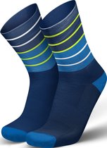 Incylence Running Sock Lines Blue Canary