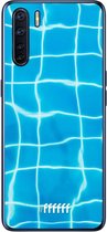 6F hoesje - geschikt voor OPPO A91 -  Transparant TPU Case - Blue Pool #ffffff