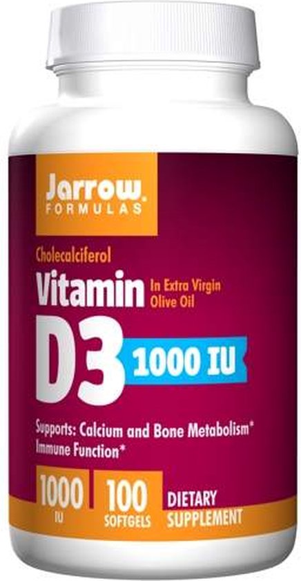 Jarrow Formulas Vitamine D3 1000IU | bol.com