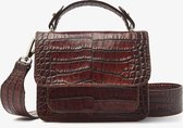 VIA VAI VIA VAI Bowie Sass XS Tassen - Bruin - Maat 1 size - Crossbodytas - Bruin - Leer