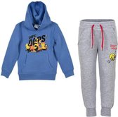 Minions Joggingpak / trainingspak - OOPS - blauw/grijs - maat 110/116 (6 jaar)