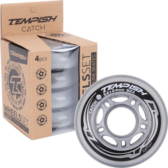 Tempish Wheels Catch 64mm / 82a Pu Grijs 4 Pièces