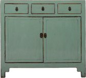 Fine Asianliving Antieke Chinese Dressoir Mint Glossy B110xD40xH94cm Chinese Meubels Oosterse Kast