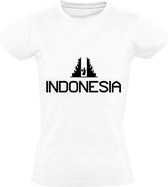 Indonesia Dames t-shirt | Indonesie | Wit