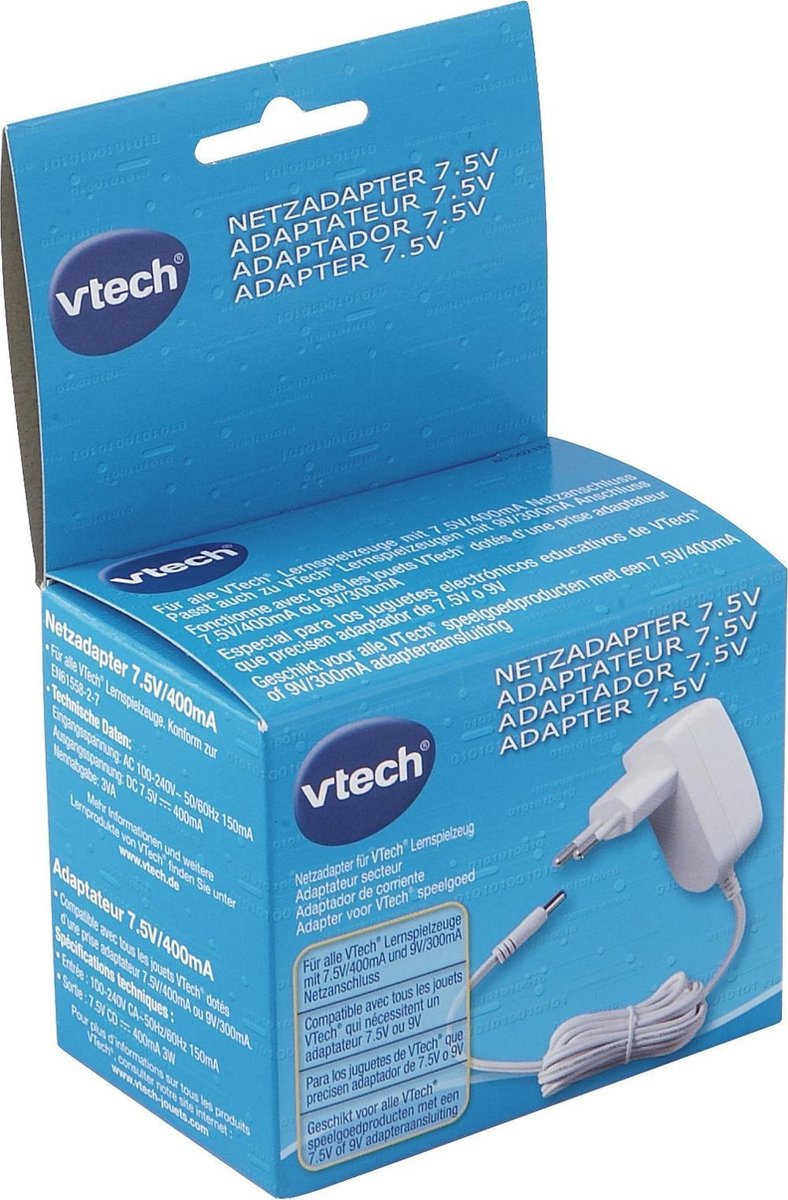 VTech Adapter Duo 2.0 - Oplader voor 6V en 7,5V Producten - Speciaal  voor... | bol.com