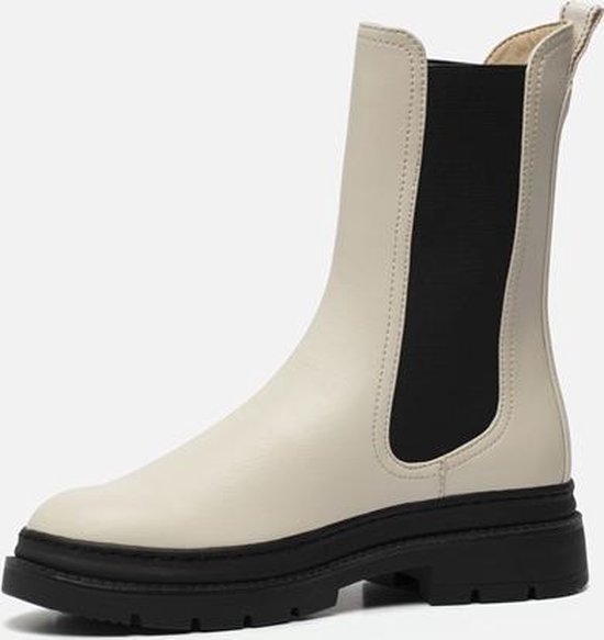 Tamaris Hoge Chelsea boots beige - Maat 40 | bol.com