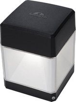 Wandlamp Elisa zwart helder glas E27 3W 3000K IP55